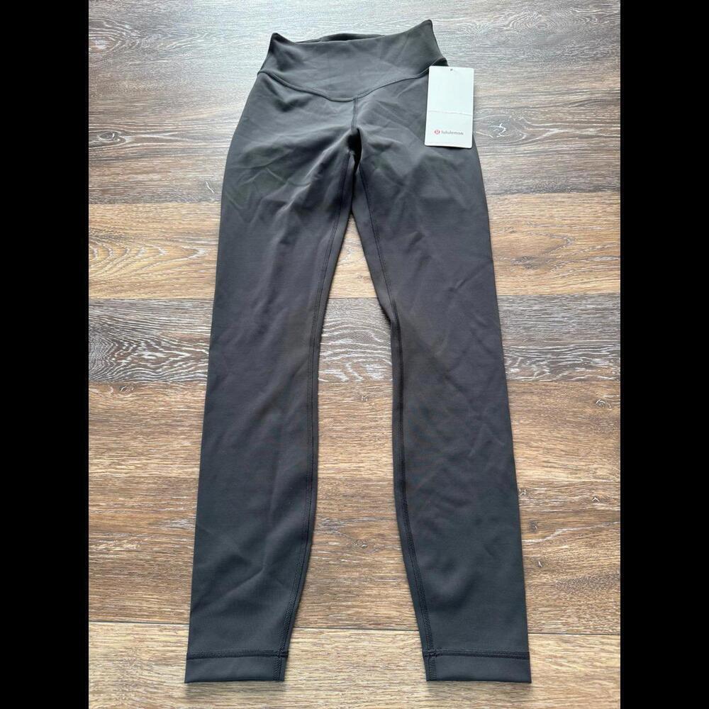Lululemon Wunder Under Smoothcover High Rise 25” Graphite Grey Size 2 NWT - Picture 3 of 7
